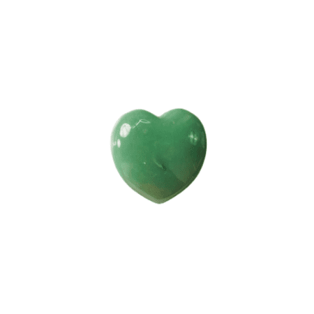 coração aventurina verde