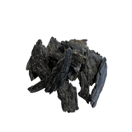 Pedra de Bolso Cianita Preta/Vassoura de Bruxa